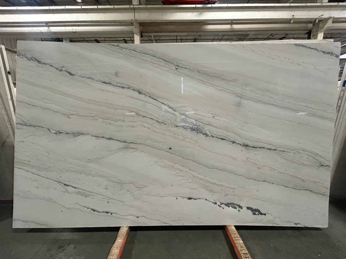 Bellaggio quartzite slab, 3cm, at the Pistritto Marble store